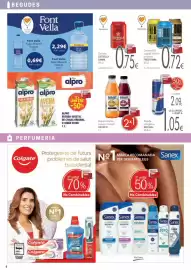 Folleto Valvi Supermercats Página 6: Red Bull beguda energètica €1,05, Cervesa Estrella Damm €0,75