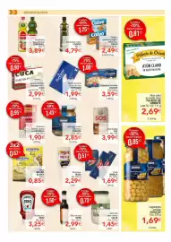 Folleto SPAR Página 4: Carbonell - aceite oliva suave/intenso €3,89, Cidacos - champiñón laminado €3,59