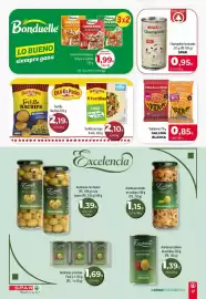 Folleto SPAR Lanzarote Página 14: Yatekomo pollo gallina blanca €0,85, SPAR champiñón laminado €0,95