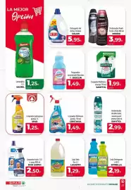 Folleto SPAR Lanzarote Página 22: Cristasol limpiador multiusos pistola €1,49, Colon detergente gel activo €5,95
