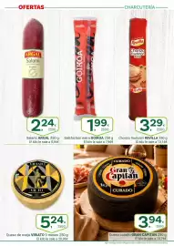 Folleto Supermercados Dani Página 23: Gran capitán - queso curado €3,94, Goikoa - salchichon extra €1,99
