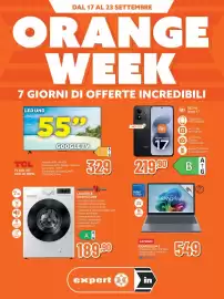 Volantino Extracoop settimana 38 Pagina 1: TCL TV LED 55" UHD 4K 55P6L €329,00, Lavatrice Smartway €189,90