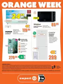 Volantino Extracoop settimana 38 Pagina 8: Thomson TV LED 24" HD €119,90, Whirlpool forno microonde MWP103SB €89,90