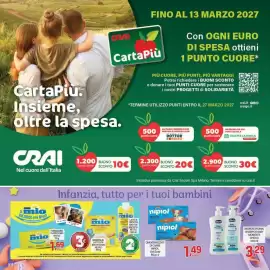Volantino Crai | Extra Pagina 16: Omogeneizzati di carne Nipiol €1,49, Bagnoschiuma/shampoo baby moments chicco €3,29