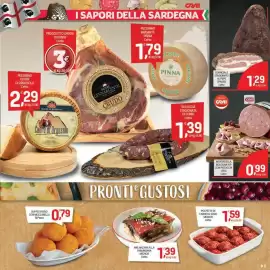 Volantino Crai | Extra Pagina 9: Guanciale stagionato al pepe Spader €1,29, Mortadella Bologna IGP con pistacchi Crai €0,99
