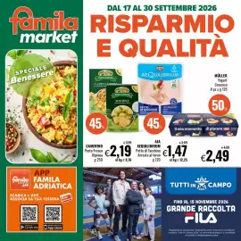 Volantino Famila Market Pagina 1