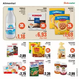 Volantino Famila Market Pagina 11: Oro Saiwa Biscotti Integrali €1,78, PasteFrolle Balocco €1,69