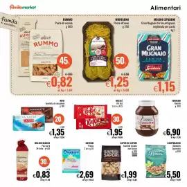 Volantino Famila Market Pagina 12: KitKat NESTLÉ €1,95, Arachidi Tostate con Guscio €1,99