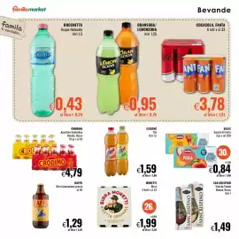 Volantino Famila Market Pagina 14: Lemon Soda €0,95, Crodino Aperitivo Analcolico €4,79