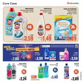 Volantino Famila Market Pagina 17: Chanteclair sgrassatore universale €1,49, Spuma di Sciampagna lavatrice Marsiglia €8,89