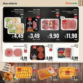 Volantino Famila Market Pagina 3: Hamburger di coniglio senza glutine €3,19, Hamburger di Suino €3,69