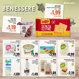 Volantino Famila Market Pagina 7: Capitan Findus Bastoncini senza glutine €3,99, Rummo Pasta Legumi e Riso Integrale €1,69