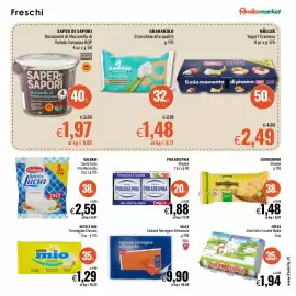 Volantino Famila Market Pagina 9: Leerdammer Original €1,48, Philadelphia formaggio fresco €1,88