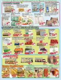 Marche C&T flyer week 38 Page 2: Cavendish hash brown patties €2,50, Harvest Creek Brand Chicken Wieners €1,79
