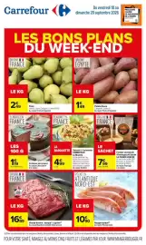 Catalogue Carrefour | LES BONS PLANS DU WEEK-END page 1: Patate douce €1,49, Viande bovine : hampe** à griller €16,99