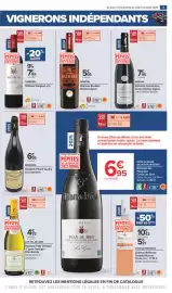 Catalogue Carrefour | FOIRE AUX VINS D AUTOMNE page 7: Domaine Pitault Landry Bourgueil €6,95, Château Vaugelas «V» €7,99