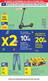 Catalogue Carrefour | LE MOIS MONOPOLY page 11: Tex Jean adulte €13,49, Mi Trotinette électrique €439,99