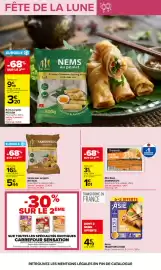 Catalogue Carrefour | LE MOIS MONOPOLY page 23: MEI ASIA Samoussas surgelés €5,44, TRADITIONS D'ASIE Nems €4,19