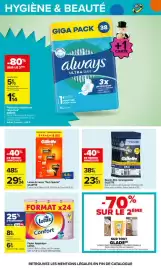 Catalogue Carrefour | LE MOIS MONOPOLY page 55: GILLETTE Lames de rasoir €29,34, LOTUS Papier hygiénique Confort €6,71