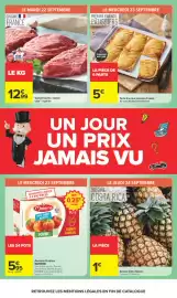Catalogue Carrefour | LE MOIS MONOPOLY page 6: Viande bovine : basse côte** à griller €12,99, Tarte fine aux pommes €5,00