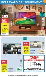 Catalogue Carrefour | LE MOIS MONOPOLY page 78: SONY Téléviseur LED 4K €549,99, SAMSUNG Téléviseur Miniled 4K €399,99
