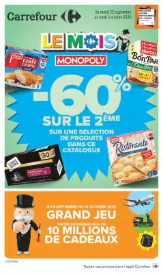 Carrefour | LE MOIS MONOPOLY (valable jusqu'au 5-10)
