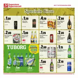 Volantino Sì con te Supermercati Pagina 19: Birra Budweiser €2,69, Birra Corona/ Corona zero €1,09