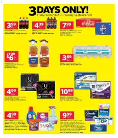 Rexall flyer Page 2: Ensure or Glucerna Meal Replacement Beverage €10,99, U by Kotex Pads, Liners or Tampons €4,99