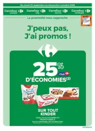 Catalogue Carrefour City | J'PEUX PAS, J'AI PROMOS DU 22 SEPTEMBRE AU DIMANCHE 4 OCTOBRE 2026 page 1