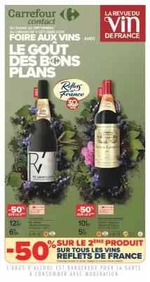 Carrefour Contact | LA FOIRE AUX VINS (valable jusqu'au 4-10)