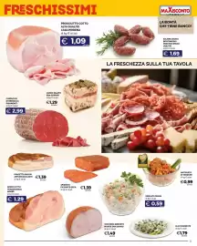 Volantino Maxisconto Pagina 3: Pancetta bacon affumicata lenti €1,39, Prosciutto cotto alta qualità Casa Modena €1,09