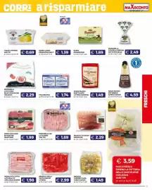 Volantino Maxisconto Pagina 7: Mortadella IGP La Felinese €1,89, Mozzarella La Fattoria delle cose buone €2,29