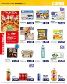 Volantino Maxisconto Pagina 8: Acqua naturale Rocchetta €0,42, Frosta filetti di merluzzo alla mughnaia €2,88
