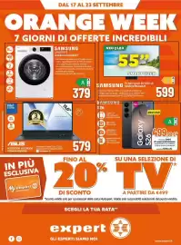 Volantino Expert settimana 38 Pagina 1: Asus notebook vivobook €579,00, Samsung Galaxy S26 €499,90