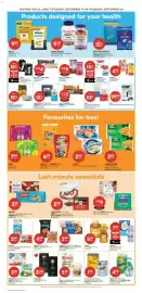 Shoppers Drug Mart flyer week 38 Page 16: Tru Earth scent booster €7,99, One gatorade or barebells protein bars €3,50