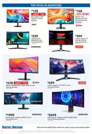 Harvey Norman catalogue week 38 Page 12: Lenovo Legion 34" QHD Curved Gaming Monitor €699,00