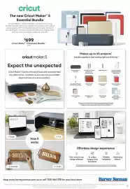 Harvey Norman catalogue week 38 Page 13: Cricut Maker 5 Essential Bundle €699,00