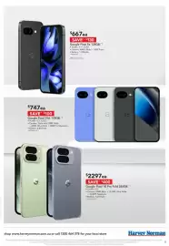Harvey Norman catalogue week 38 Page 17: Google Pixel 10 Pro Fold 256GB €2.297,00, Google Pixel 9a 128GB €667,00