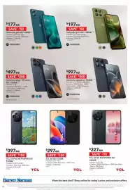 Harvey Norman catalogue week 38 Page 18: TCL 60 SE 512GB €297,00, TCL 60 SE NXT PAPER 5G €227,00