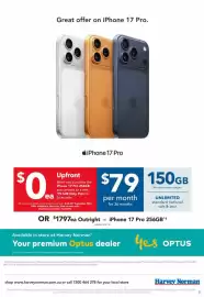 Harvey Norman catalogue week 38 Page 27: IPhone 17 Pro €79,00