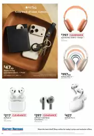 Harvey Norman catalogue week 38 Page 28: AirPods Max 2 €997,00, Apple AirTag (2nd Generation) €47,00