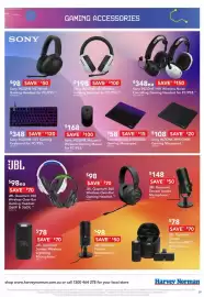 Harvey Norman catalogue week 38 Page 29: Sony INZONE MPDD700 Gaming Mousepad €58,00