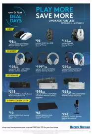 Harvey Norman catalogue week 38 Page 31: Logitech G915 X LIGHTSPEED Low-Profile Wireless Gaming Keyboard €398,00