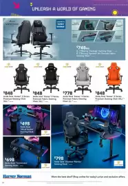 Harvey Norman catalogue week 38 Page 34: Anda Seat 'Wind Seeker' Gaming Desk €498,00