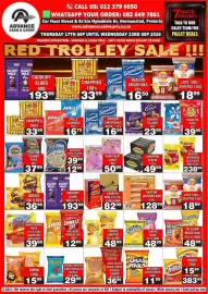 Advance Cash n Carry catalogue week 38 Page 5: Beacon Smoothies 72's €16,50, CADBURY SLABS 80G €193,99