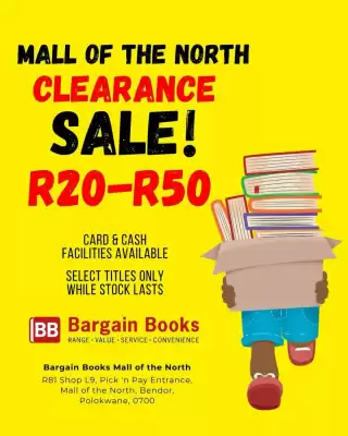 Bargain Books (valid until 30-09)