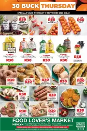 Food Lover's Market catalogue Page 1: Lovers+ - carrot thriftpack, potjie potato thriftpack, green pepper prepack €30,00