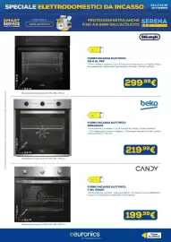 Volantino Euronics Pagina 11: Forno incasso elettrico DeLonghi €299,99, Forno incasso elettrico Beko €219,99