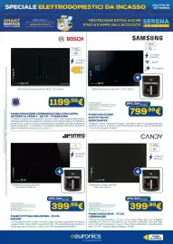 Volantino Euronics Pagina 15: Piano cottura induzione - 75 cm Smeg €399,99, Samsung piano induzione slim fit 80 cm €799,99