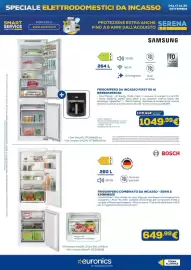 Volantino Euronics Pagina 18: Frigorifero combinato da incasso - Serie 2 Bosch €649,99
